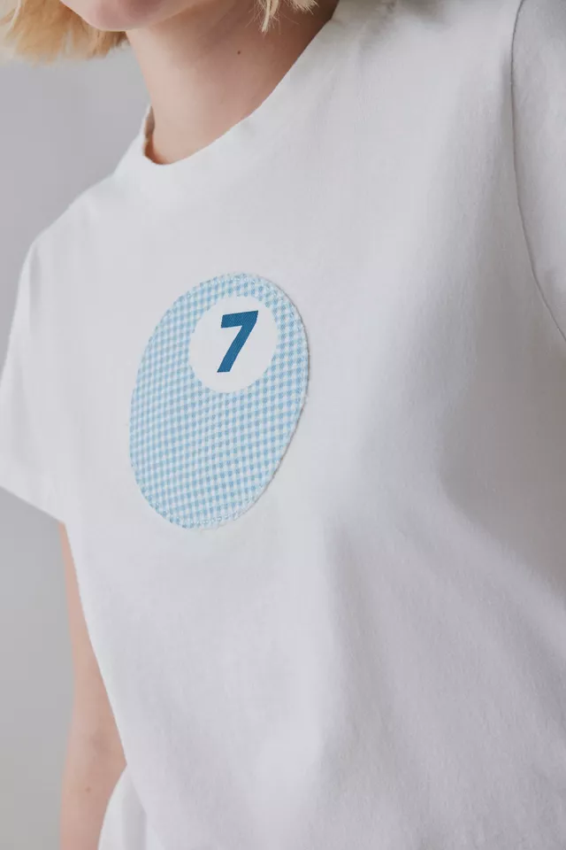 7 Ball Applique Graphic Slim Tee