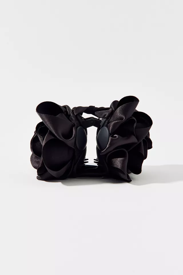 Satin Rosette Claw Clip