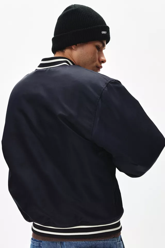 GUESS JEANS Patch Bomber Jacket