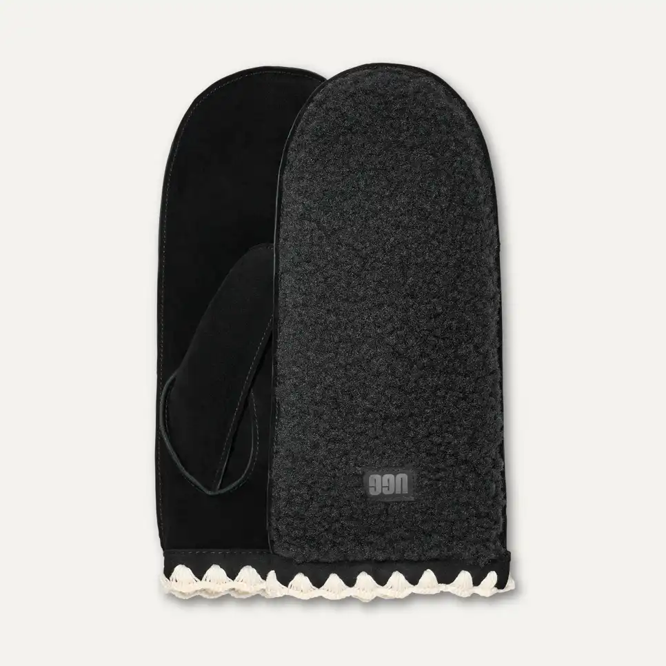 Women's UGGfluff Scalloped Mitten