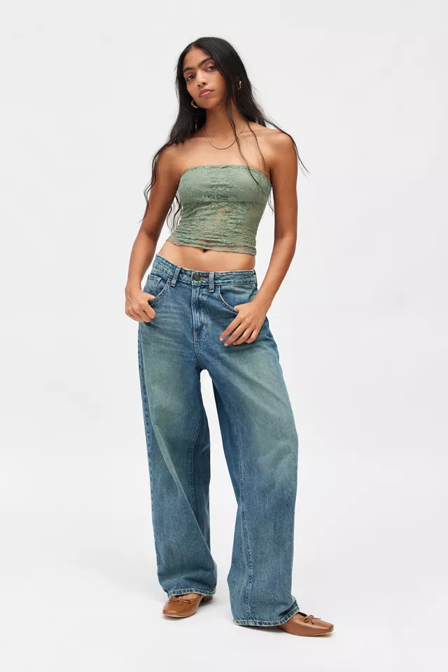 Kimchi Blue Kori Sheer Lace Tube Top