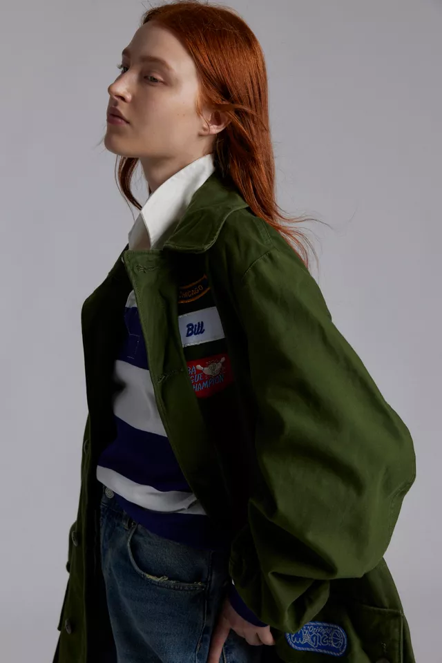 THE SERIES X ReMADE By UO Exclusive Patched Jacket