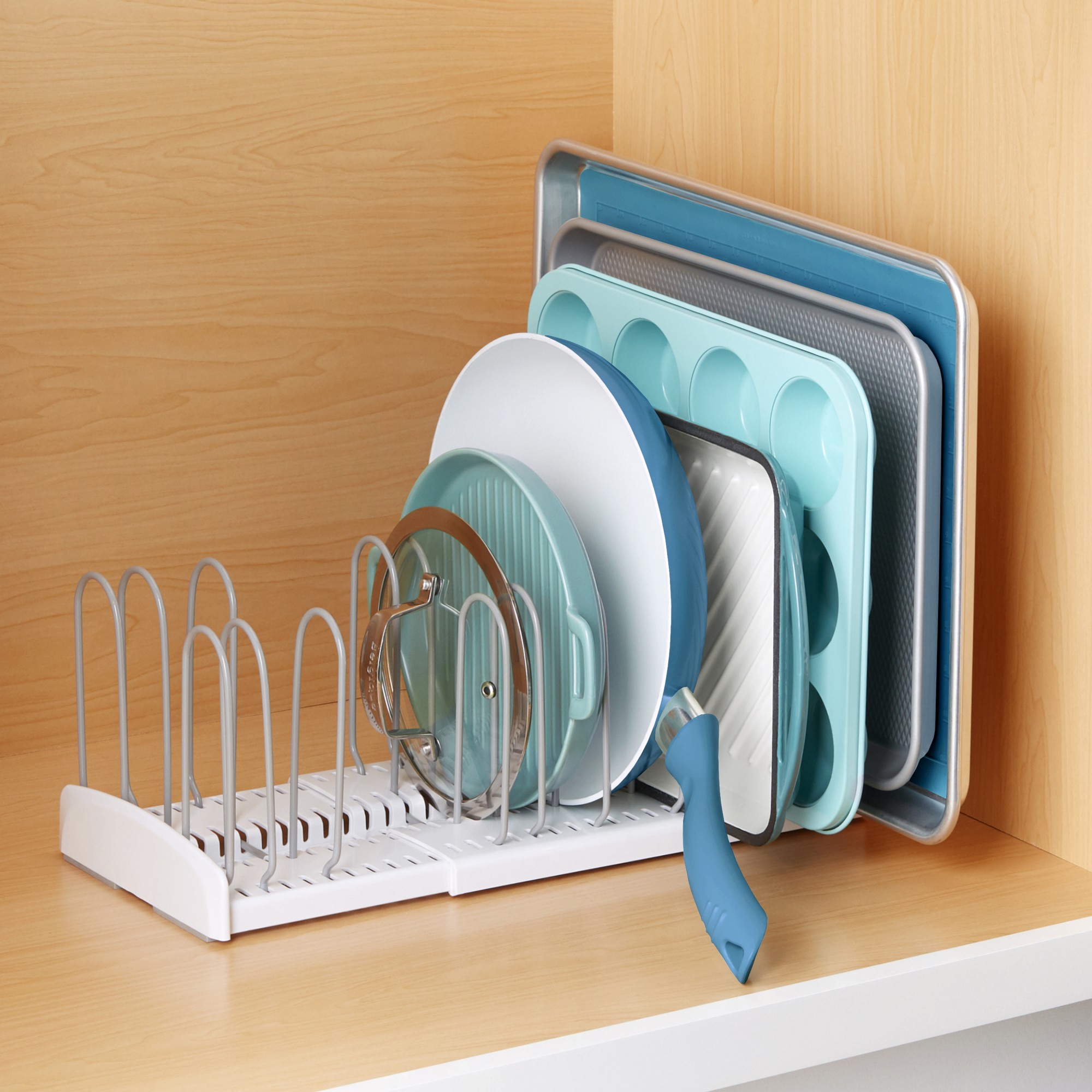 YouCopia StoreMore Pan & Lid Expandable Rack