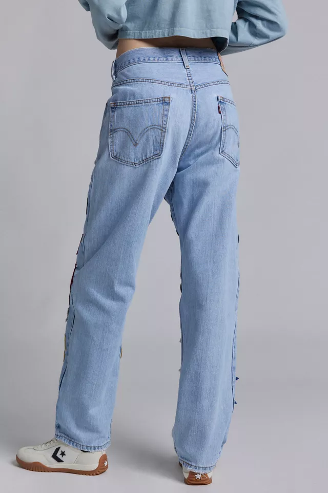 ReMADE By UO All Over Patch Jean
