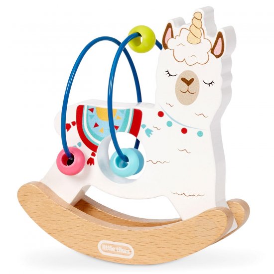 Wooden Critters&trade; Busy Beads - Llama-Corn