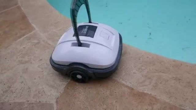 Cordless Robotic Pool Cleaner, Automatic Pool Vacuum, IPX8 Waterproof, Dual-Motor, 180ﾎｼm Fine Filter, Ideal for Above Ground Pool and Flat Bottom In Ground Pool Up to 525 Sq.Ft,
