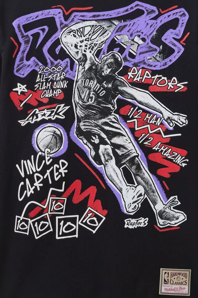 Mitchell & Ness NBA Vince Carter Toronto Raptors Chalked Up Graphic Tee