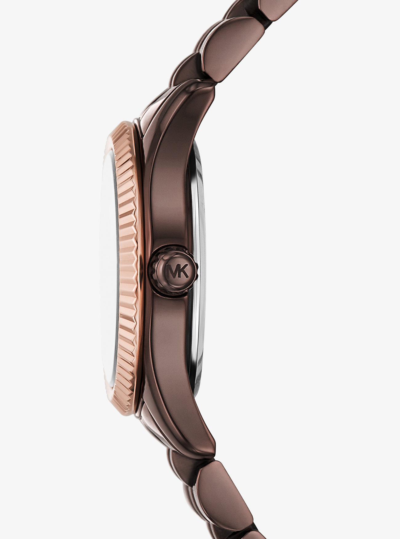 Petite Lexington Pavé Espresso-Tone Watch