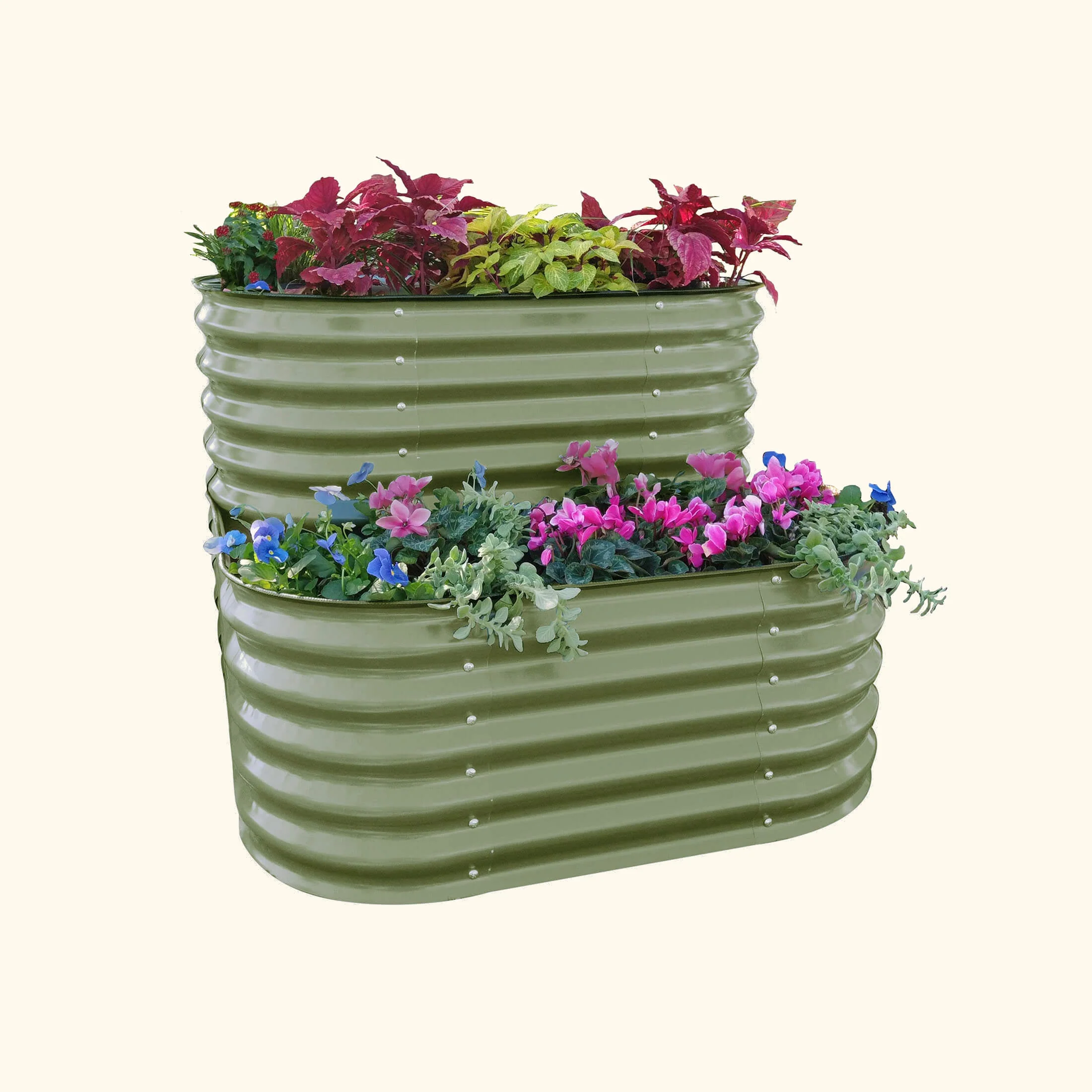 Cascading Metal Raised Garden Bed Kit - Standard Size