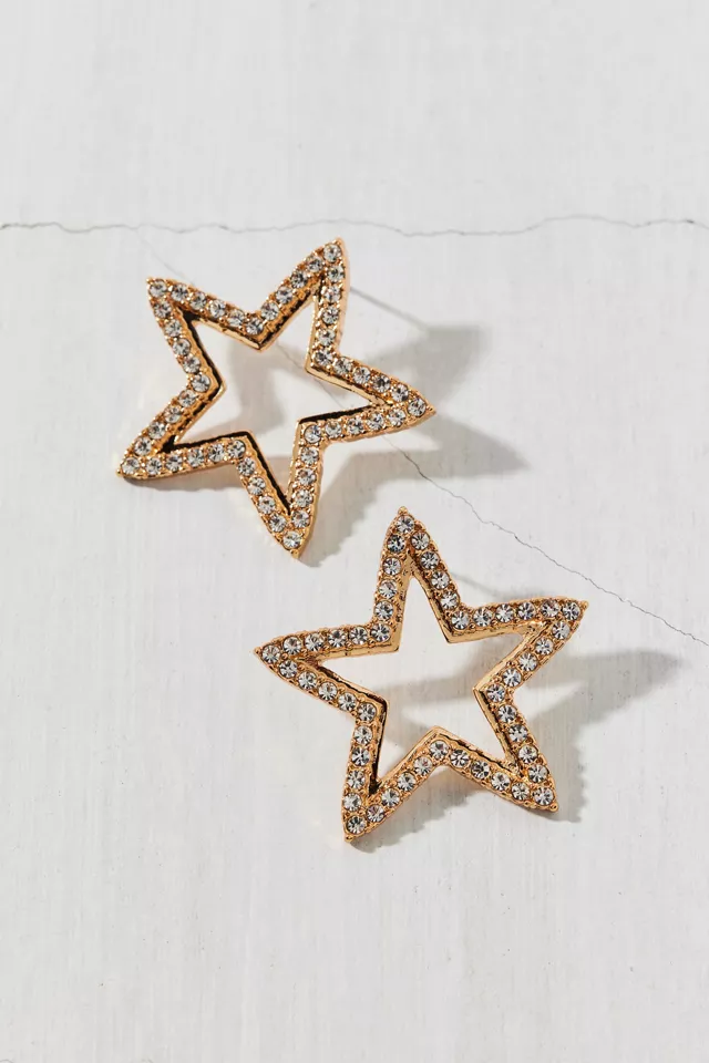 In The Stars Rhinestone Star Earring