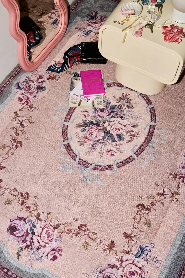 Antoinette Floral Digital Printed Rug