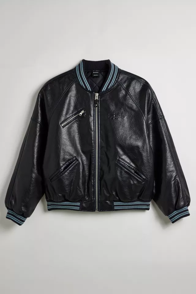 iets frans… Avery Embroidered Varsity Jacket
