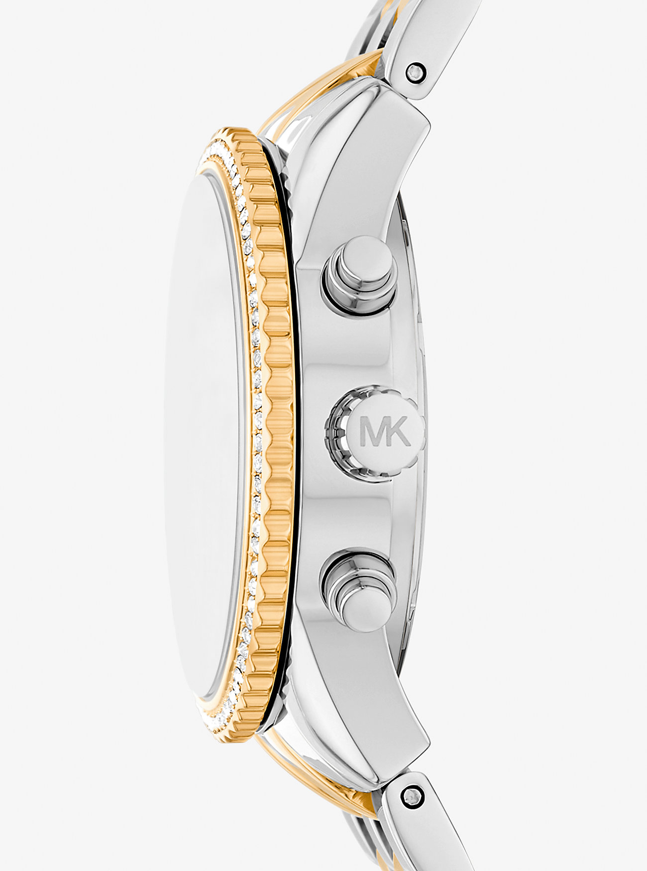 Mini Bryant Pavé Two-Tone Watch