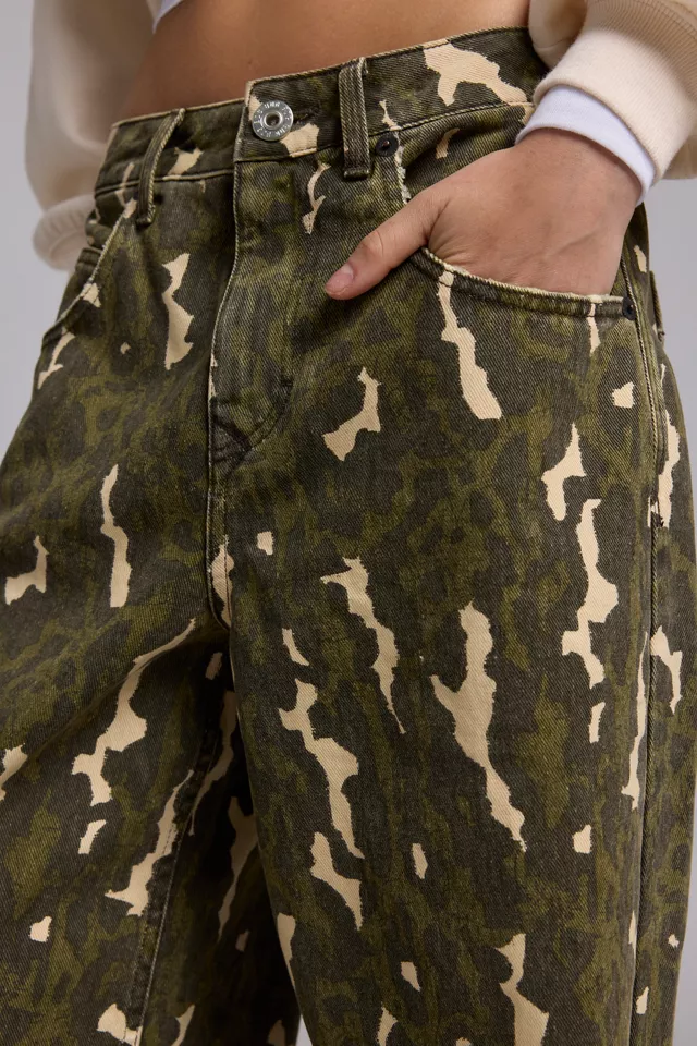 BDG Jaya Printed Oversized Baggy Boyfriend Jean