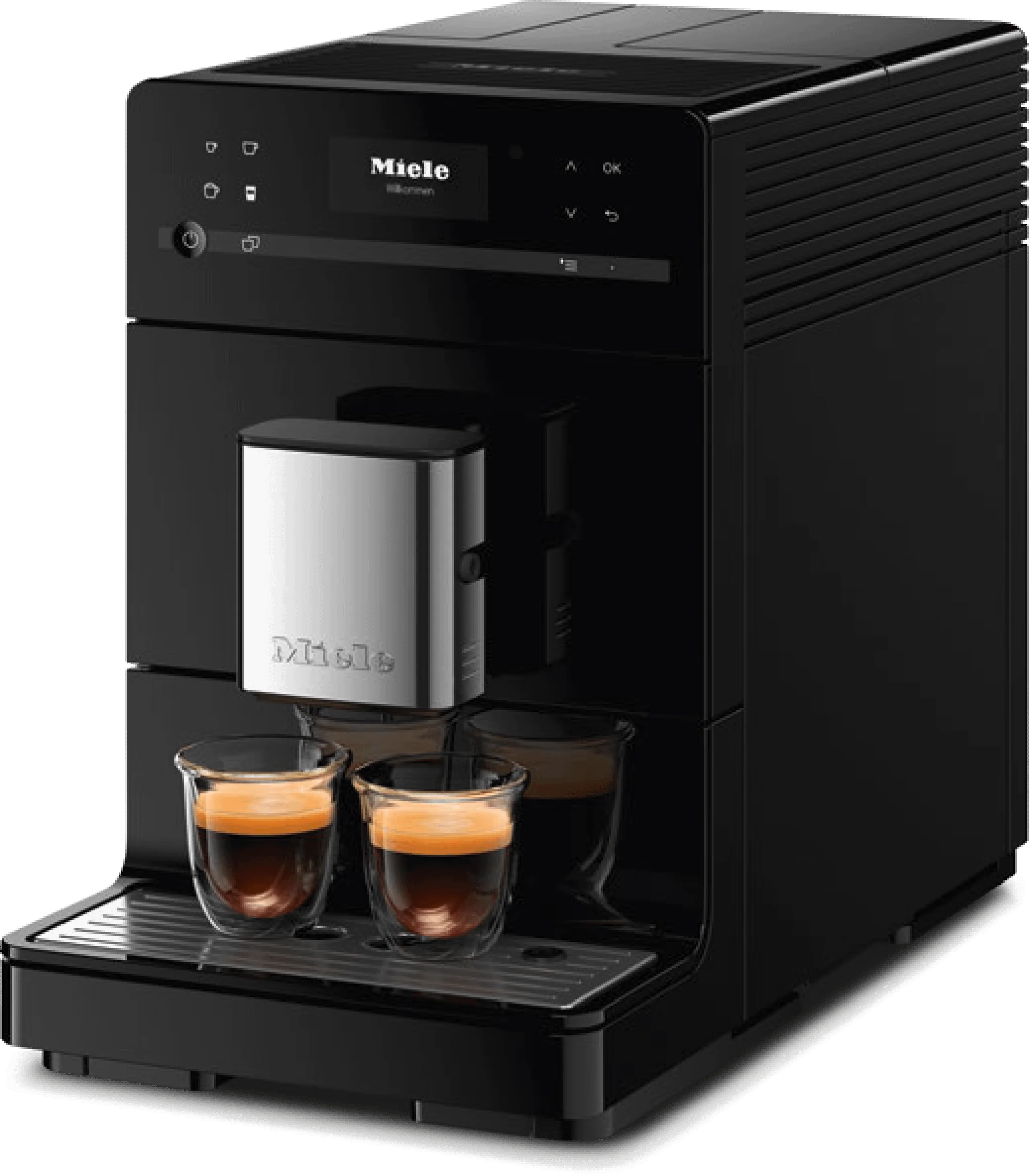 Miele CM5310OB Cm 5310 Silence Obsidian Black - Countertop Coffee Machine With Onetouch For Two For The Ultimate In Coffee Enjoyment.