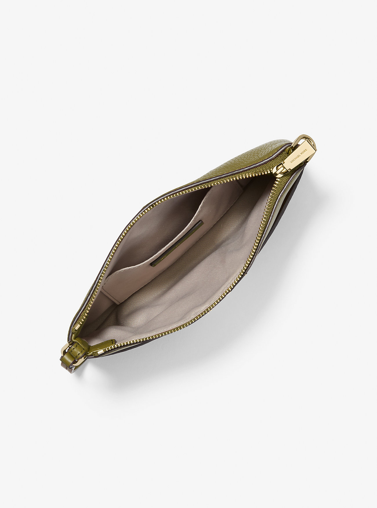 Jet Set Medium Pebbled Leather Wristlet