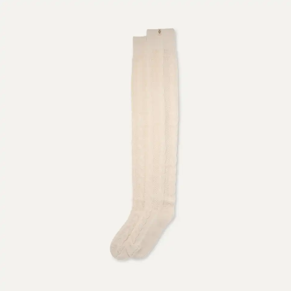 Women's Zanika Thigh High Cable Sock