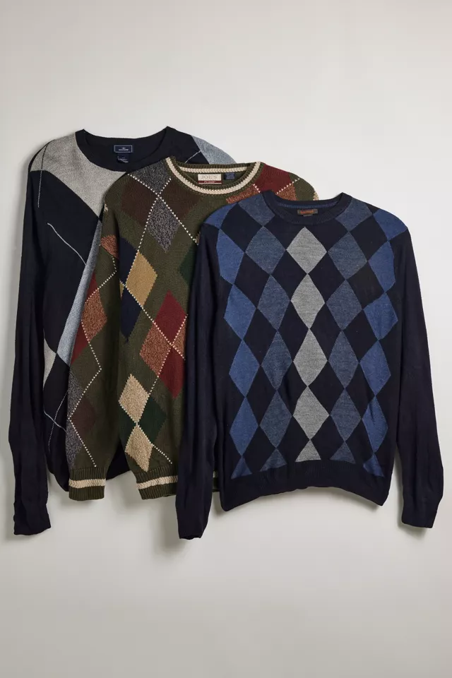 Vintage By UO Argyle Sweater