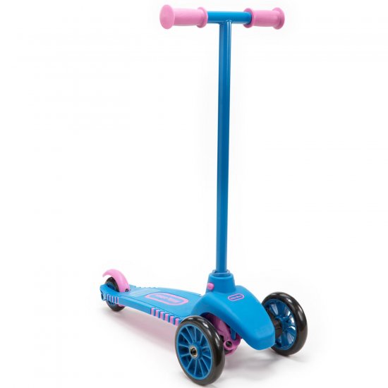 Lean to Turn Scooter with Removable Handle - Blue and Pink