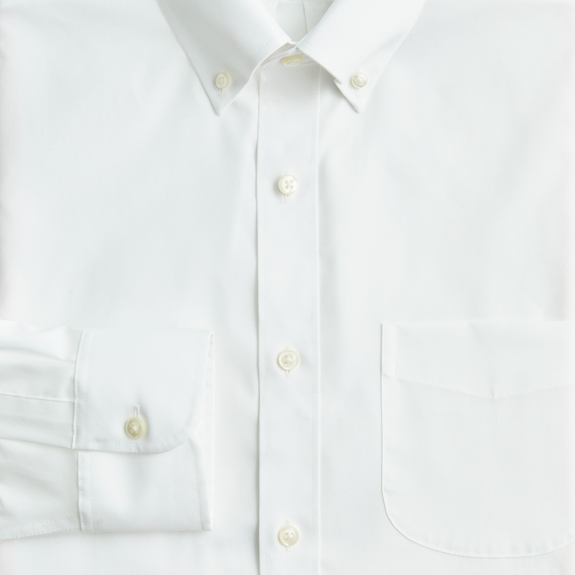 Bowery wrinkle-free stretch cotton-blend shirt with button-down collar