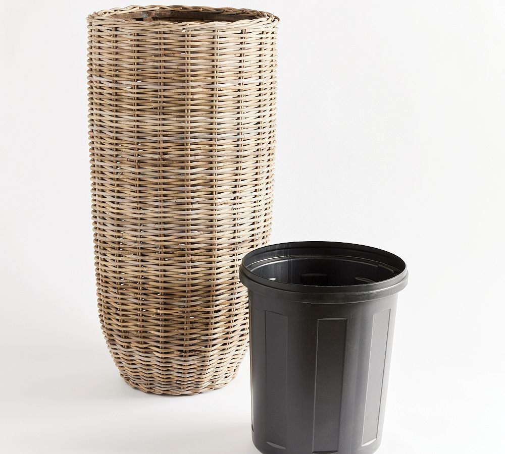 Diego Handwoven Rattan Planter