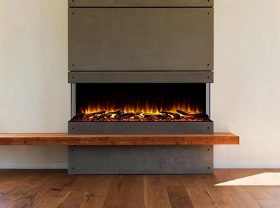 SimpliFire 55-In Scion Trinity Linear Electric Fireplace