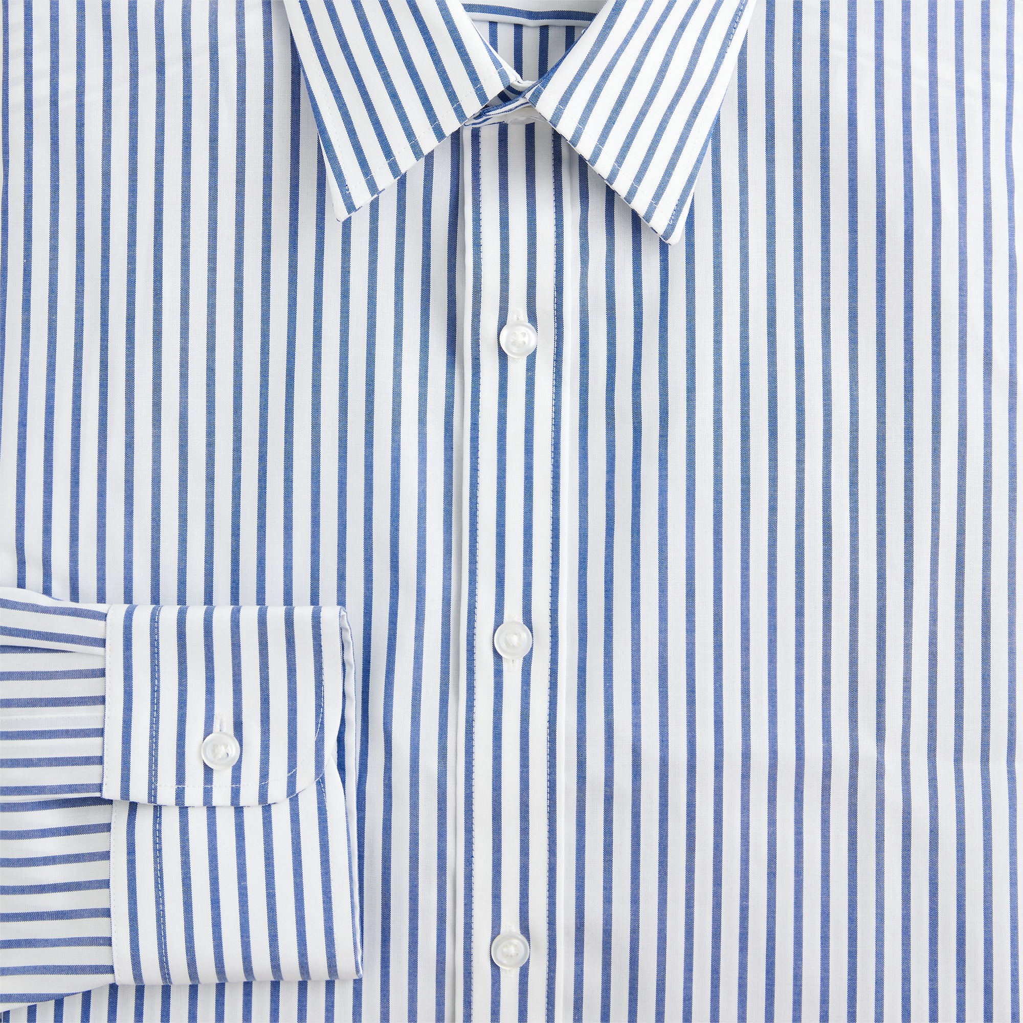 Bowery stretch cotton shirt with point collar