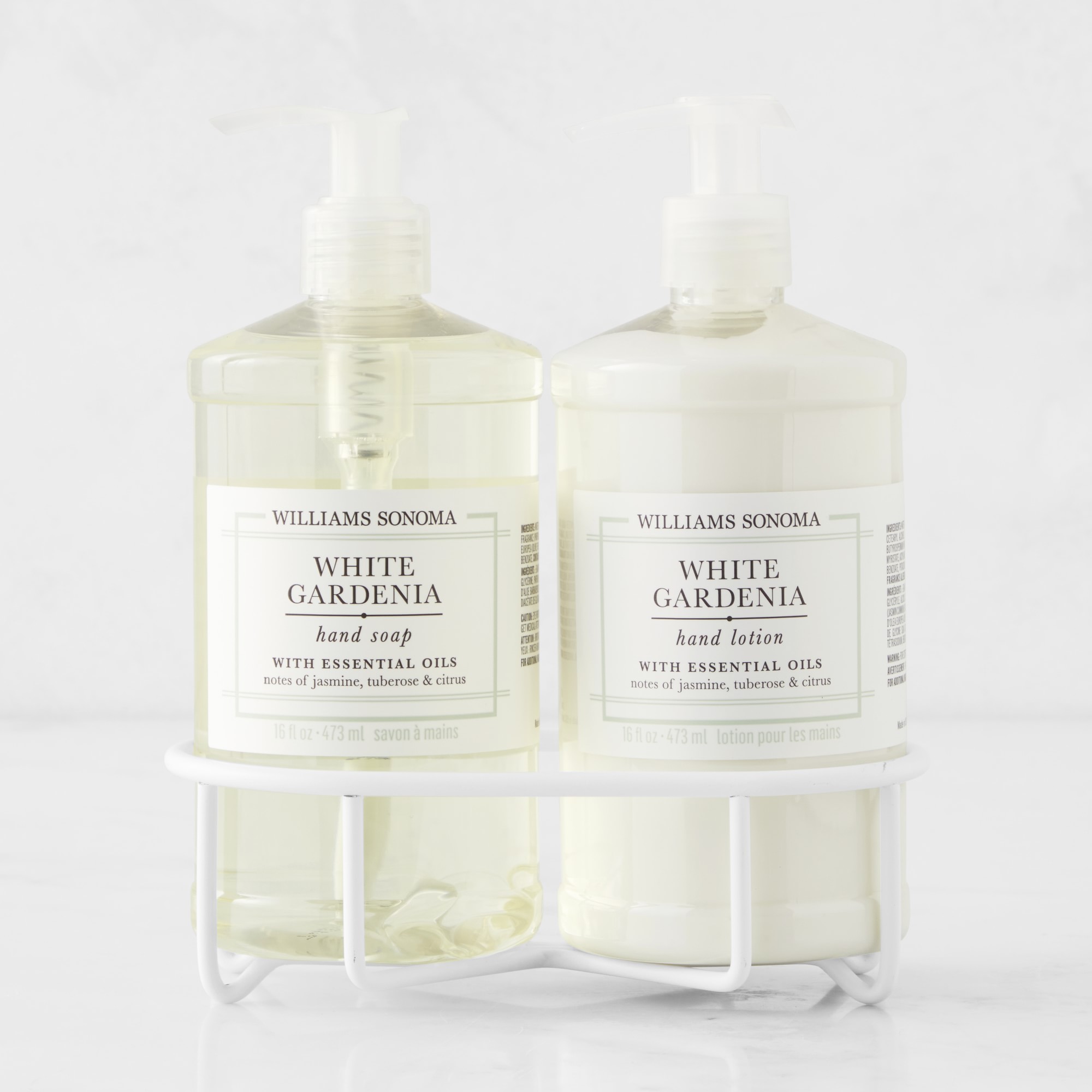 White Gardenia Hand Soap & Lotion 3-Piece Set