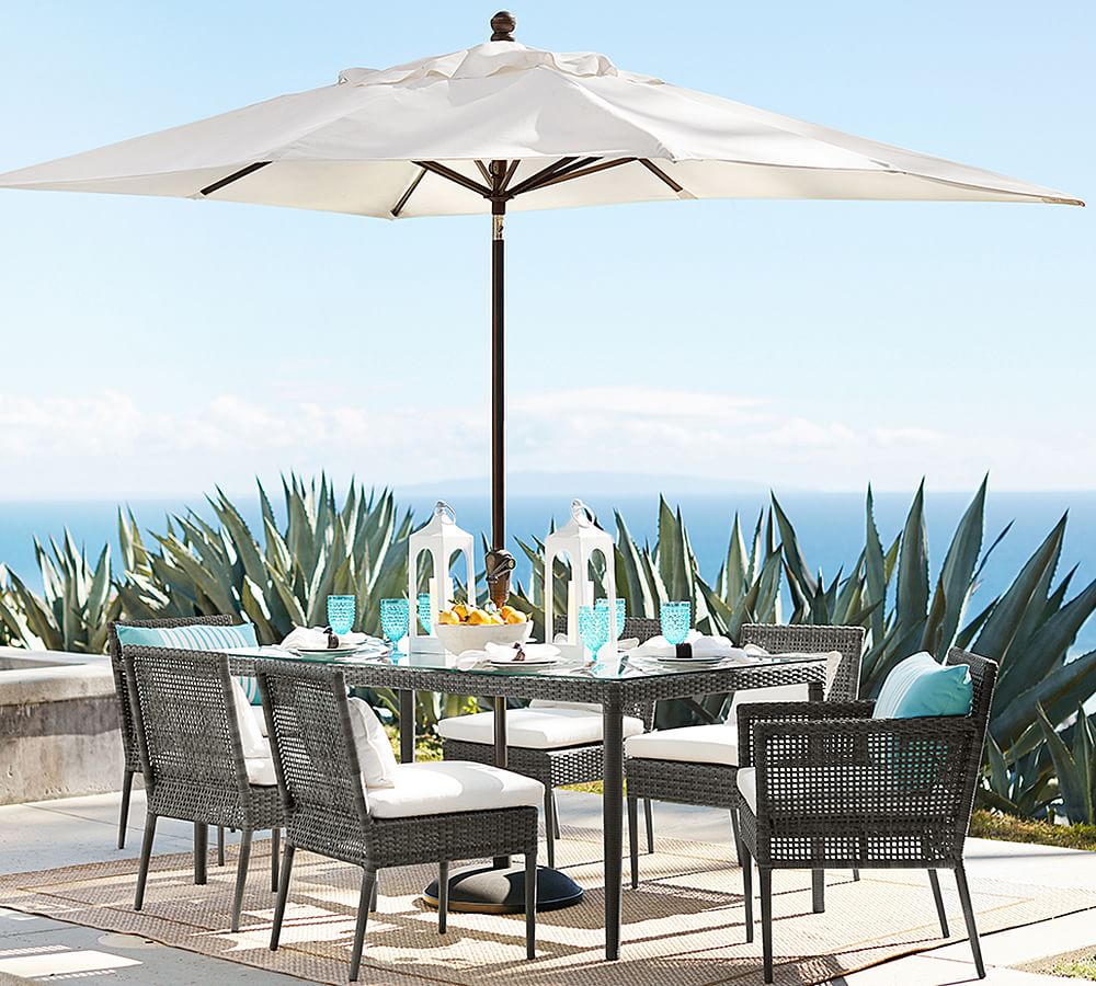 Cammeray Wicker Outdoor Dining Table (73")