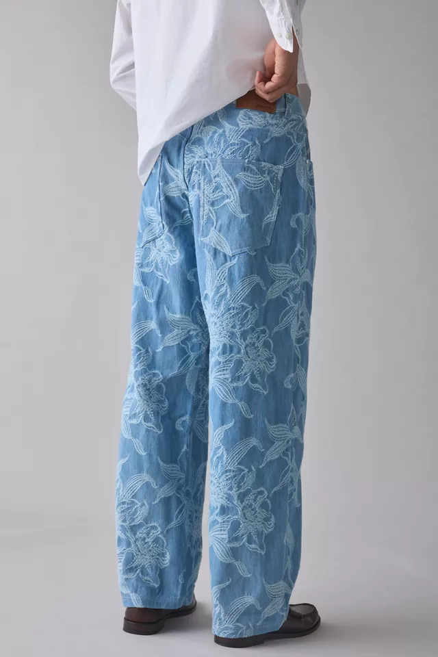 Mouty Patterned Baggy Fit Jean