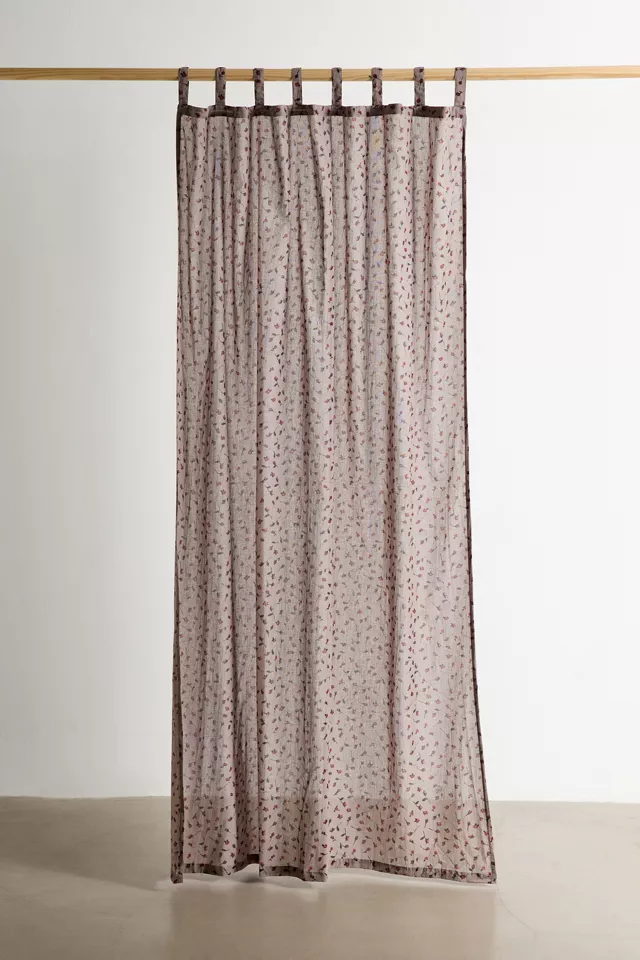 Rosebud Cotton Window Panel