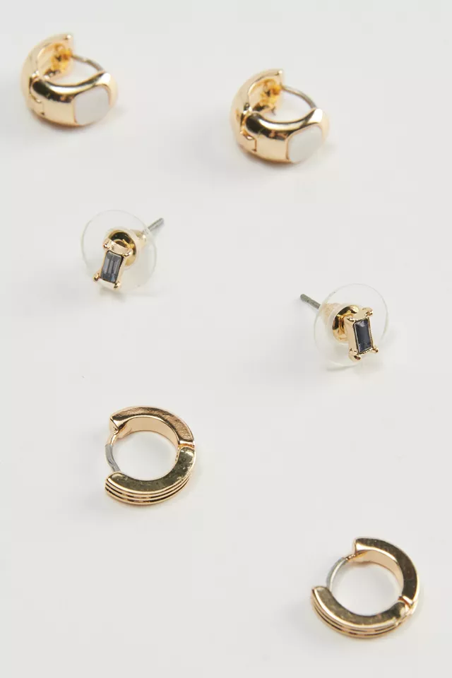 Hudson Post & Hoop Earring Set