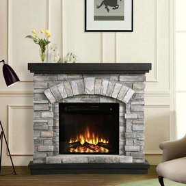 Branden 36'' W Electric Fireplace