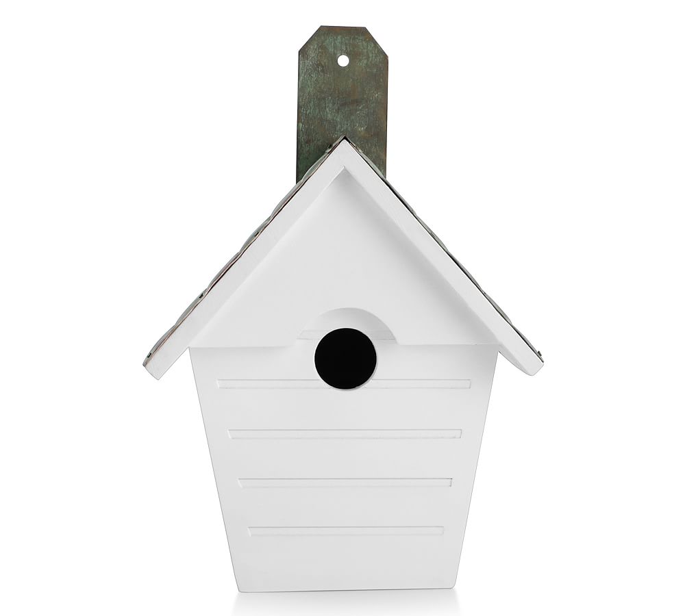 Aurelia White Bird House