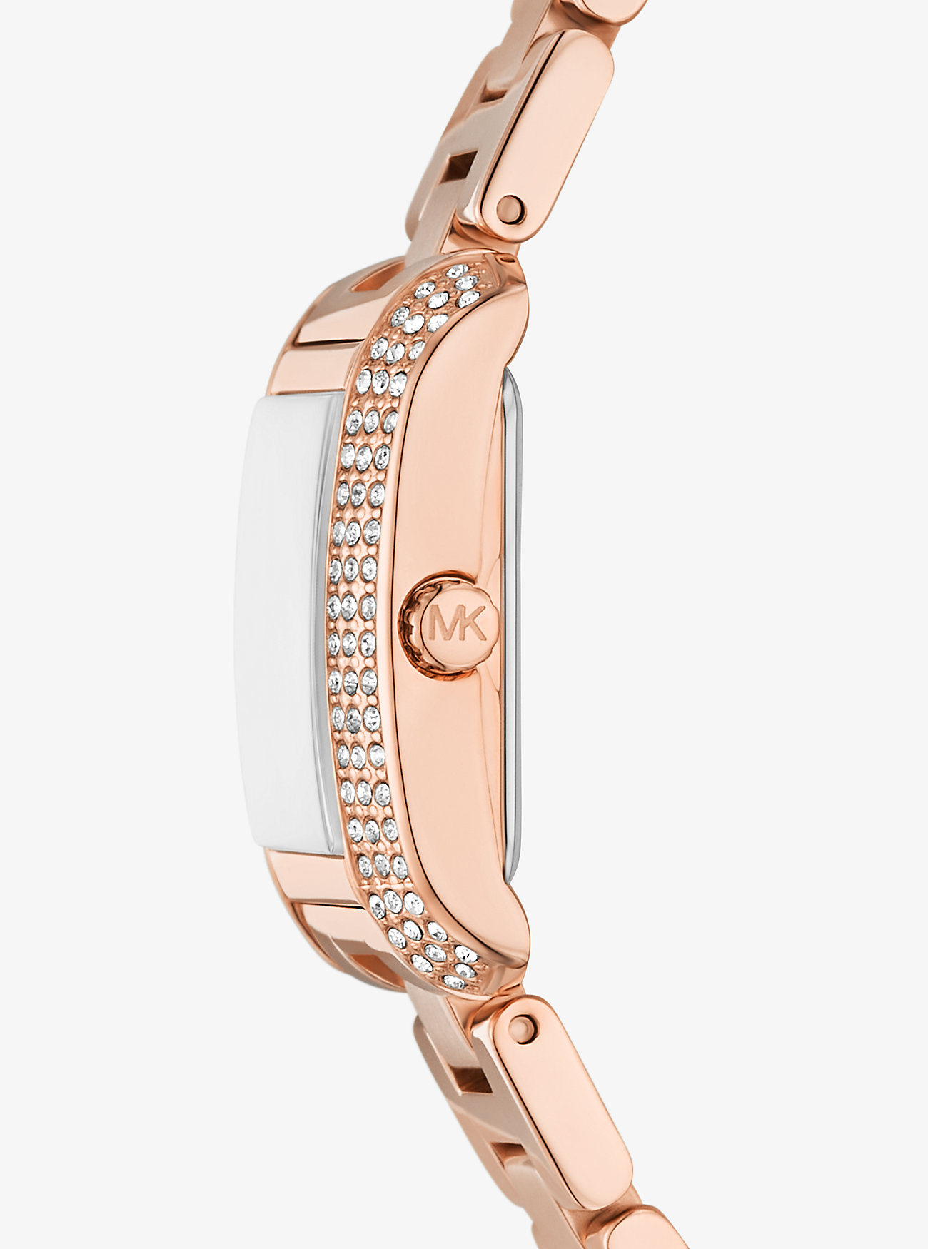 Mini Emery Pavé Rose Gold-Tone Watch