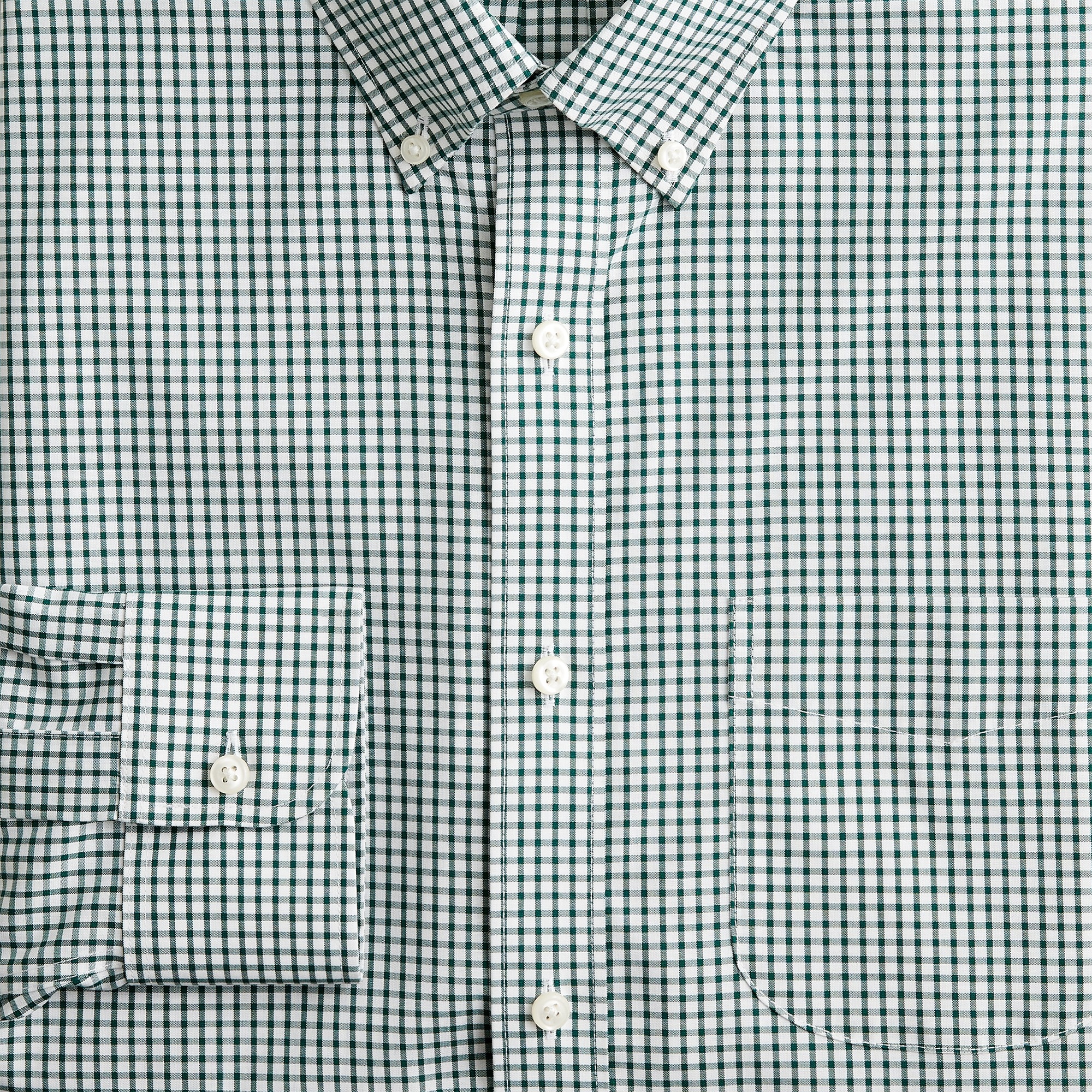 Slim Bowery wrinkle-free stretch cotton-blend shirt with button-down collar