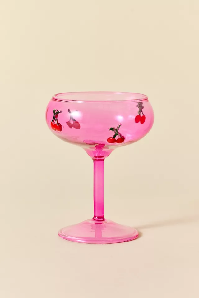 Cherry Icon Coupe Glass