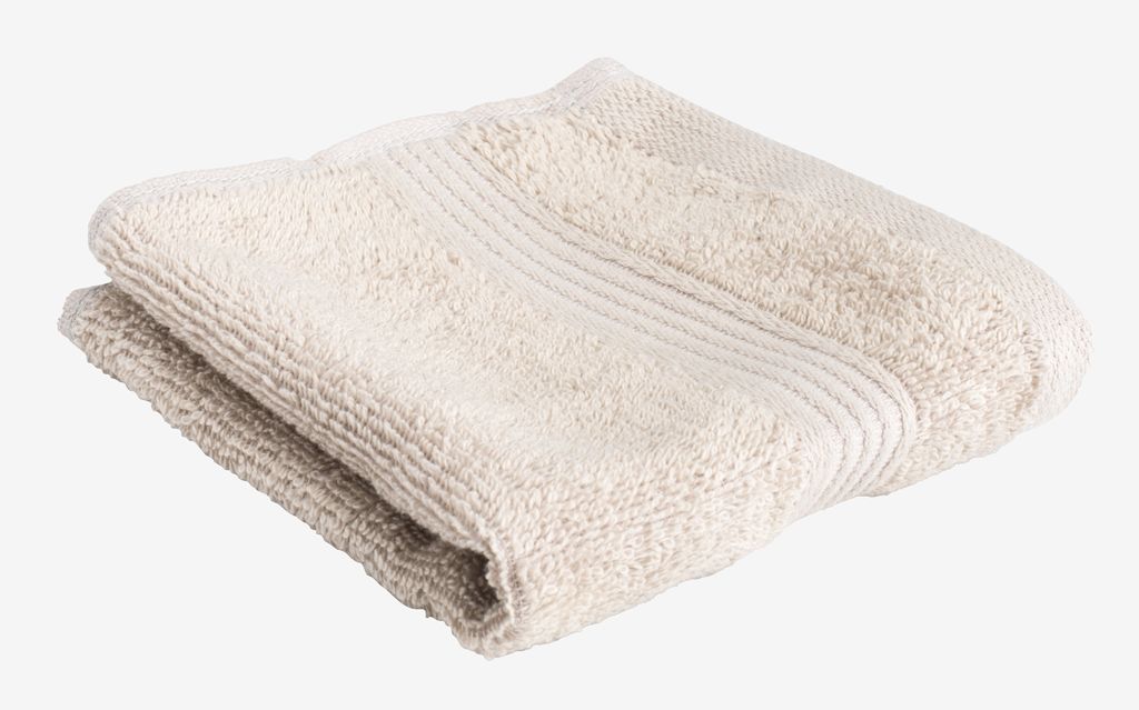 Face cloth KARLSTAD 28x30 sand KRONBORG