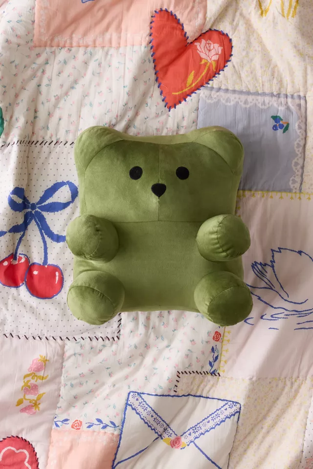 Gummy Bear Shaped Throw Pillow