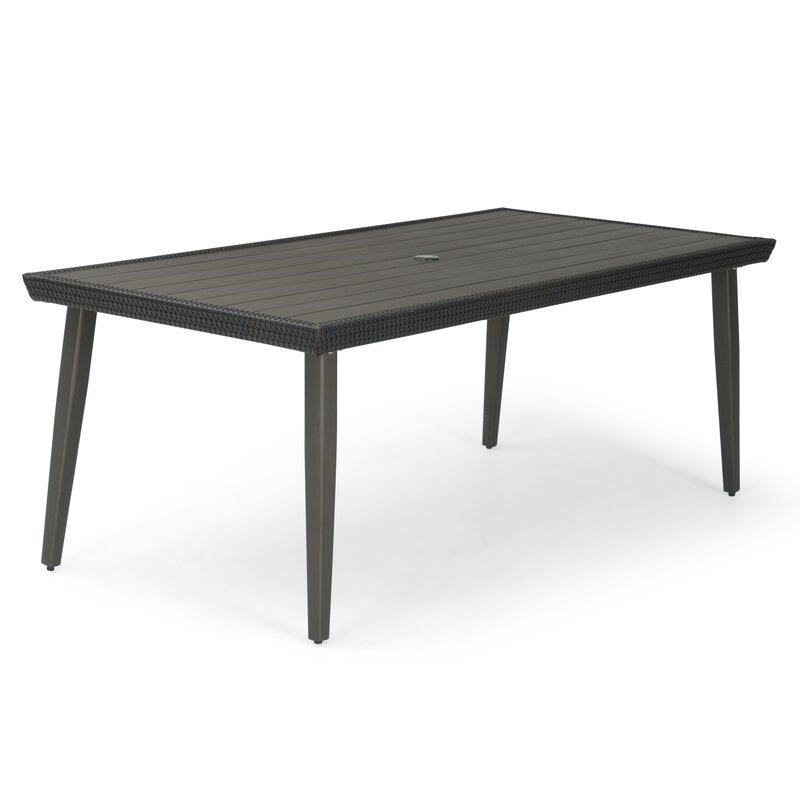 Kristine Rectangular 6 - Person 78'' Long Dining Set with Cushions