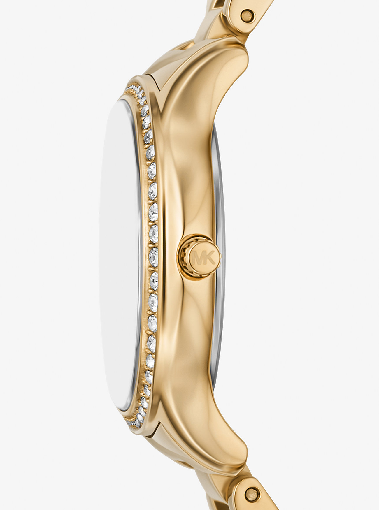 Mini Sage Pavé Gold-Tone Watch