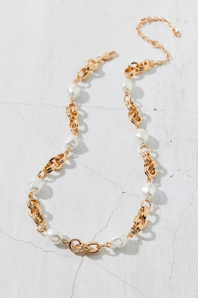 Napoli Pearl Chain Necklace
