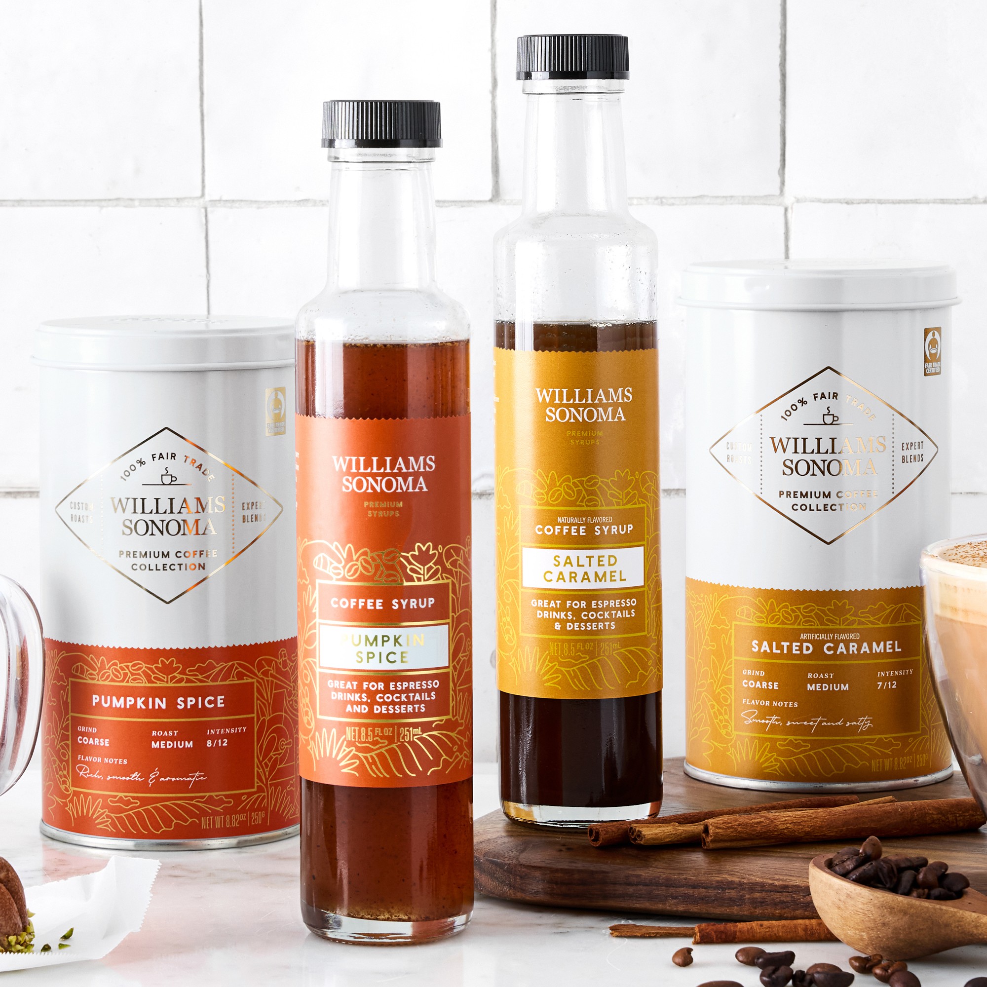 Coffee Syrup, Salted Caramel