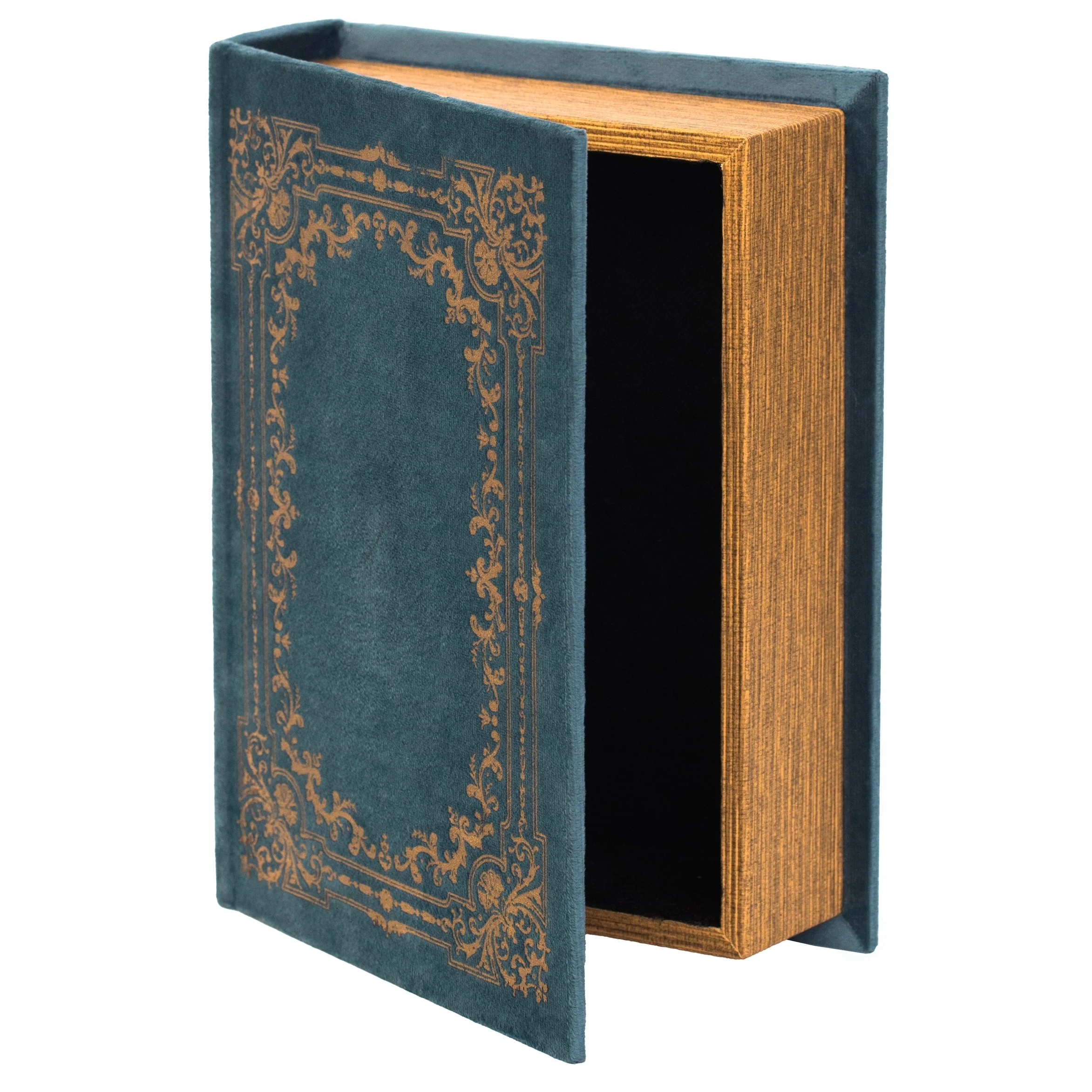 Decorative Vintage Book Shaped Trinket Storage Box