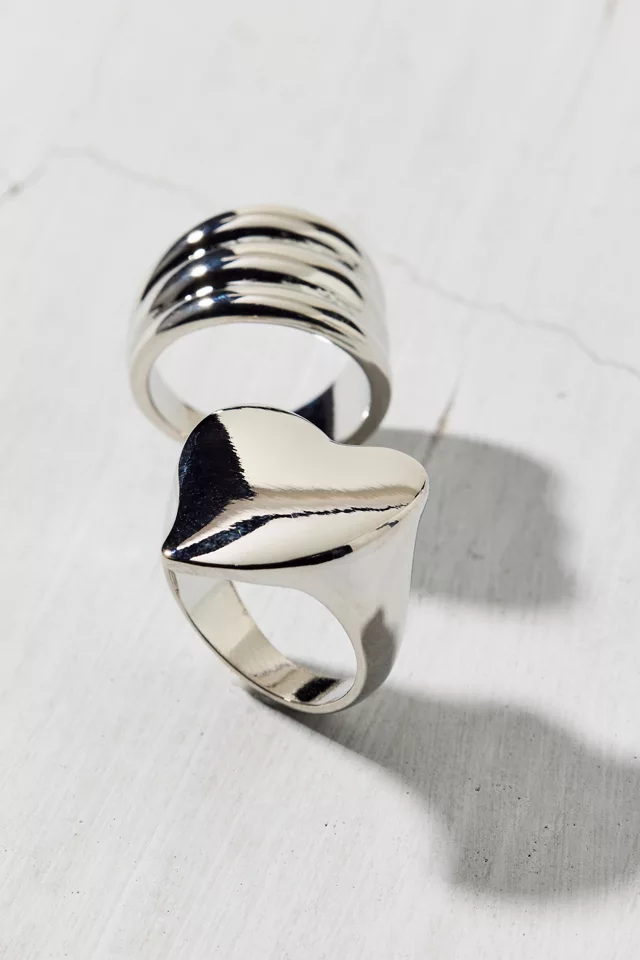 Statement Metal Ring Set