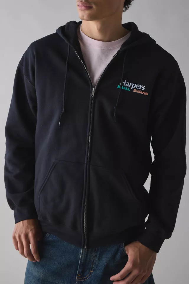 Feel Lucky Billiards Full Zip Hoodie Sweatshirt