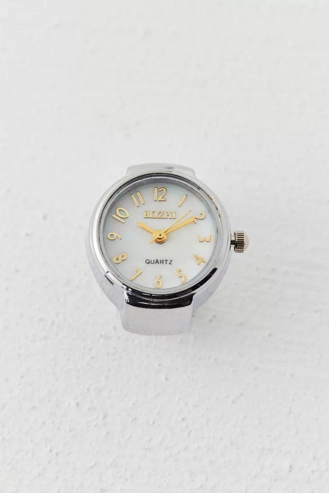 Round Metal Watch Ring