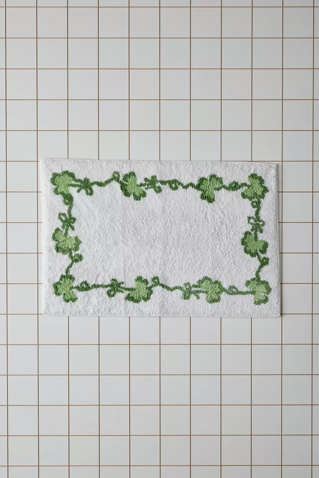 Lucky Clover Bath Mat