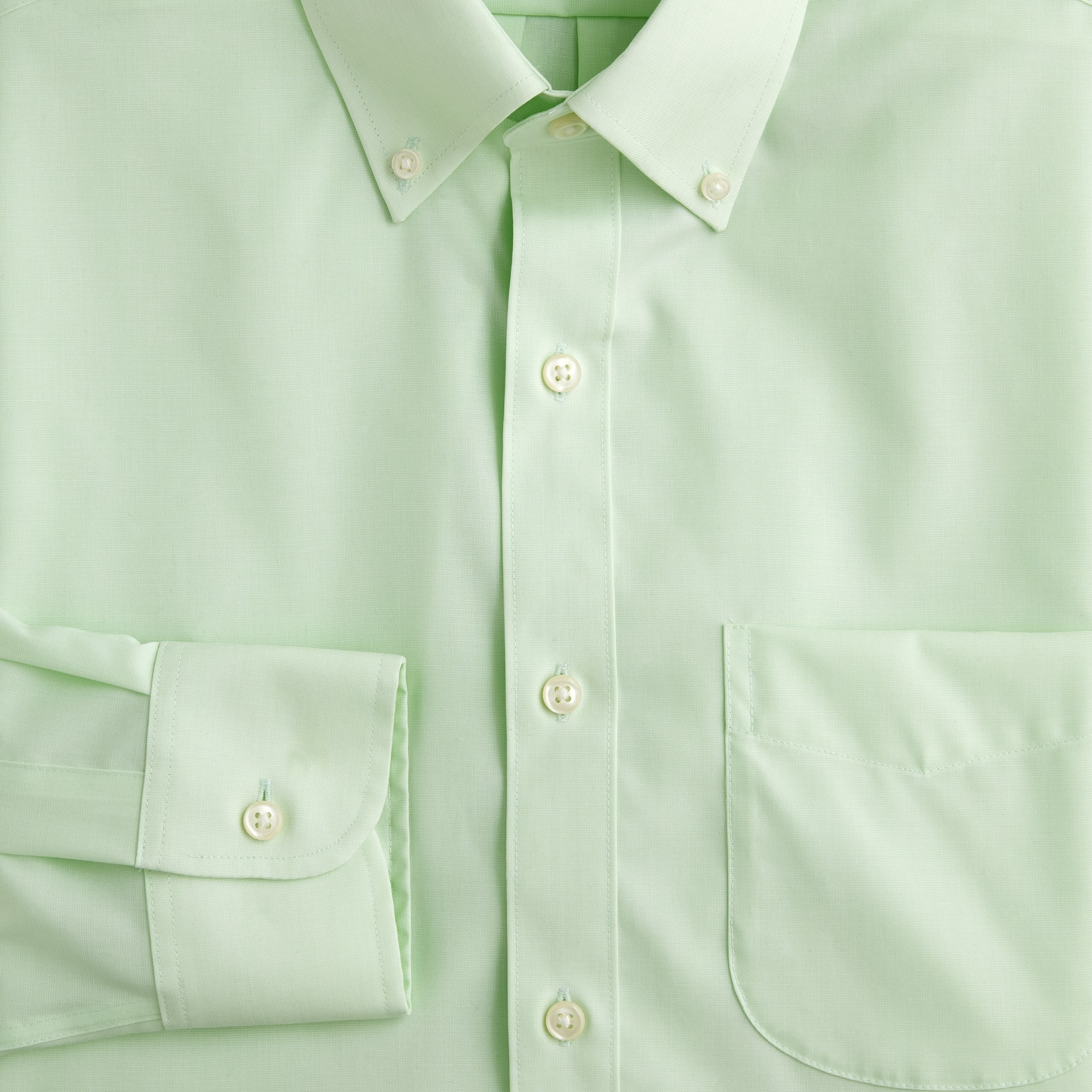 Bowery wrinkle-free stretch cotton-blend shirt with button-down collar