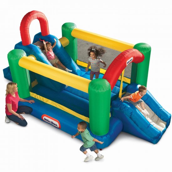 Jump'n Double Slide&trade; Bouncer